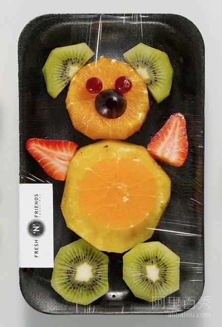 俏皮可爱的水果拼盘，不怕孩子再挑食--置顶表情